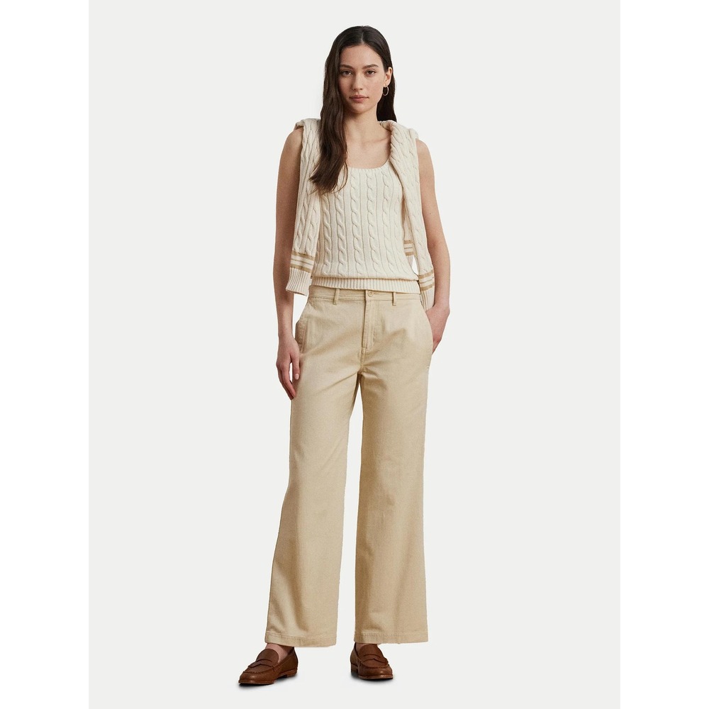 Polo Ralph Lauren Wide Leg‎ Chino Pants Size 16
